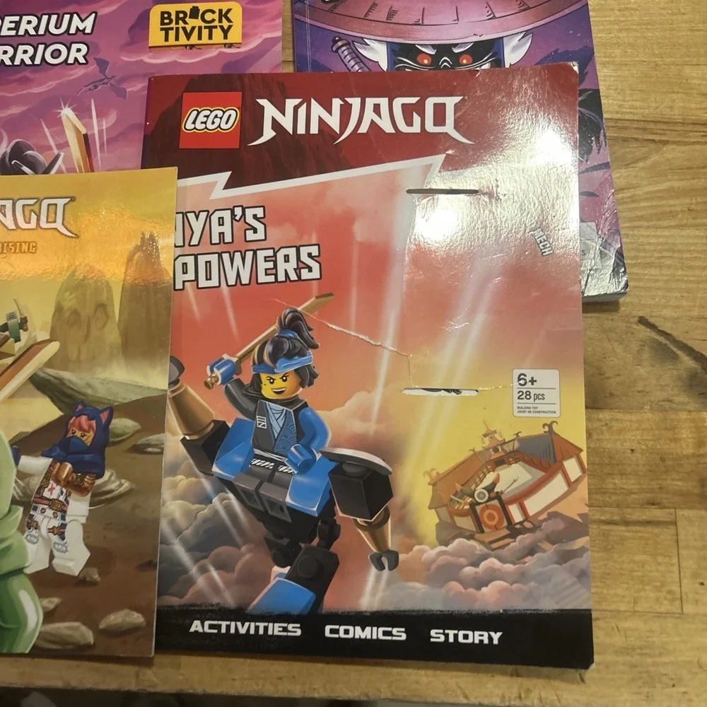 Lego Ninjago Book‎ Lot Kids Readers (No Bricks)